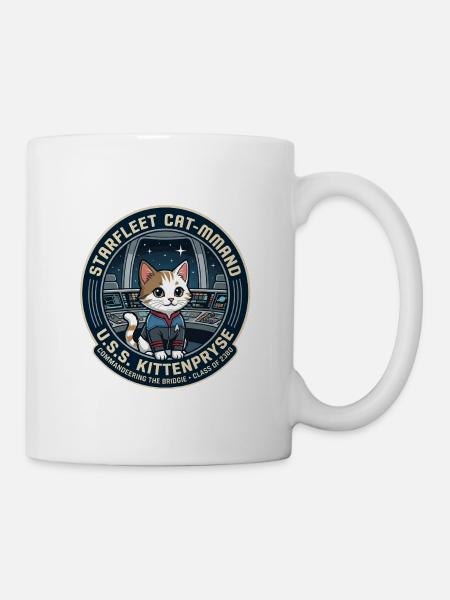 Kitty Captain Kittenpryse - Tasse - Weiß
