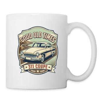 Wartburg 311 Coupé - Mug blanc - blanc - Droite
