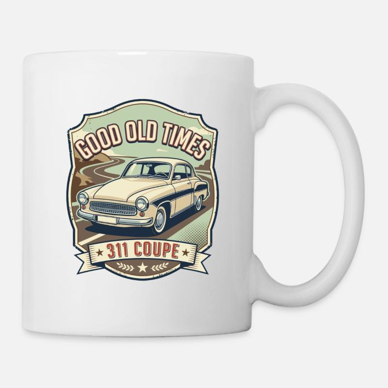 Wartburg 311 Coupe - Mug - white