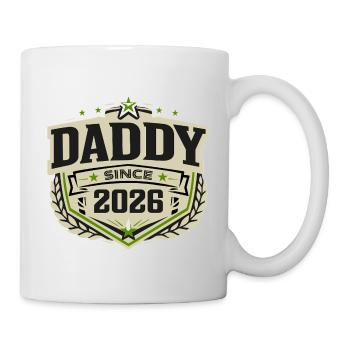 Daddy Since 2026 – Proud Dad Design - Mug - white - Right