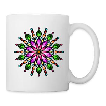 Tropical Rainbow Star - Tasse - Weiß - Rechts
