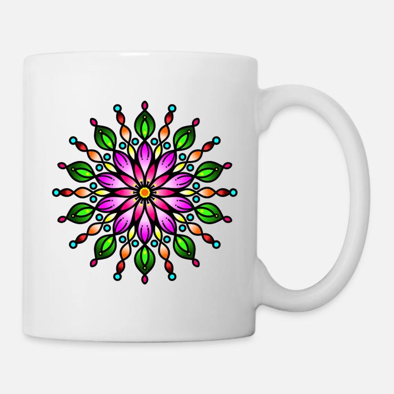 Tropical Rainbow Star - Mug - white