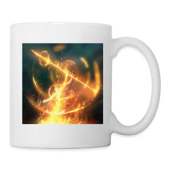 Lance de feu - Mug blanc - blanc - Droite