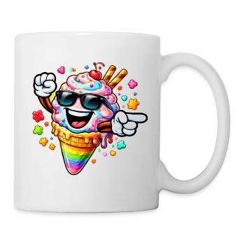 IJsco met Zonnebril - Mug - white - Right