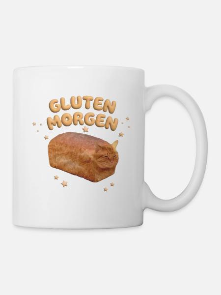 Morgen Gluten - Tasse - Weiß