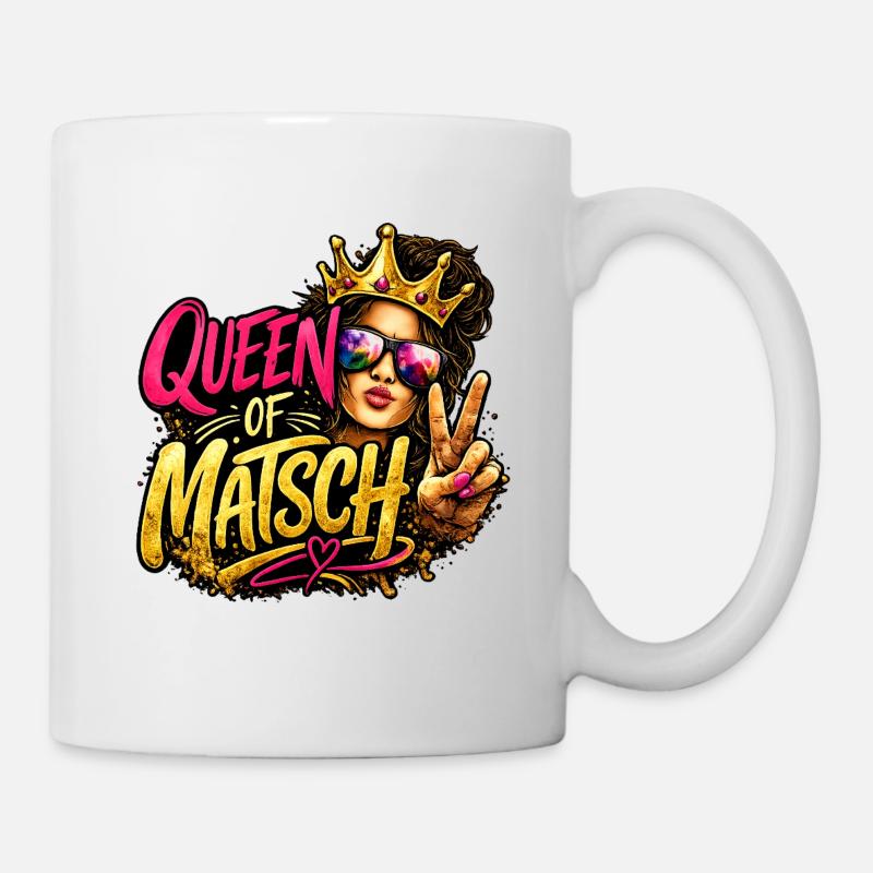 Reine de la Boue - Mug blanc - blanc