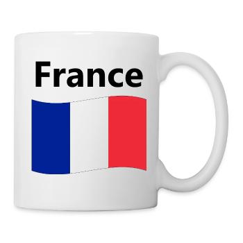 Drapeau Français - Mug blanc - blanc - Droite