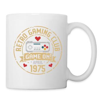 April 1975 Anniversary April 1975 Retro - Mug - white - Right