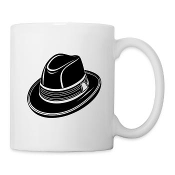 Gangster Hat - Mug - white - Right
