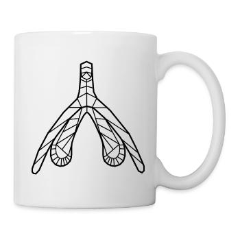 Klitoris_schwarz - Mug - white - Right