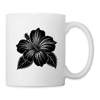 Hibiscus flower - Mug - white - Right