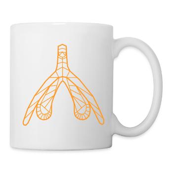 Klitoris_orange - Mug - white - Right