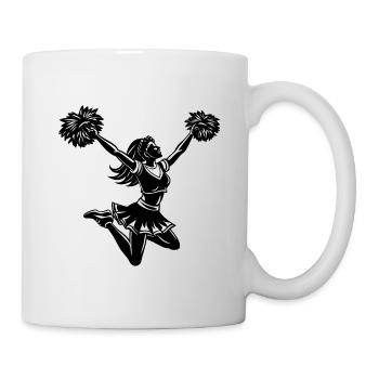 Cheerleader Cheer Jumping - Mug - white - Right