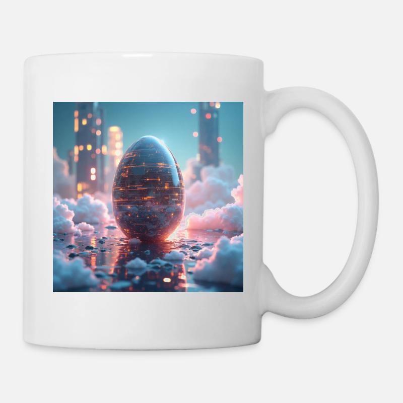 Easter in the future - Mug - white