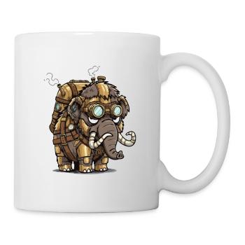 Mammoth Steampunk Armored Steam Boiler - Mug - white - Right