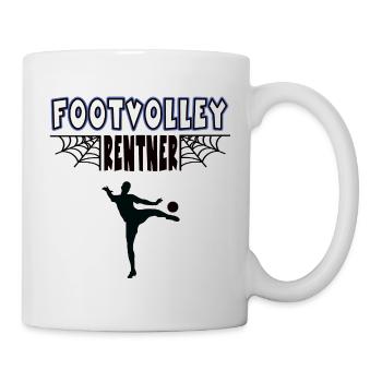 Pensionnaire de volley Retraite de Foot volleyer Retraite - Mug blanc - blanc - Droite