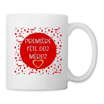 Première fête des Mères - Mug blanc - blanc - Droite