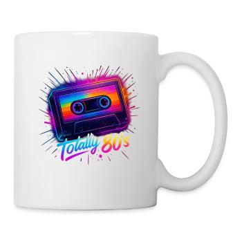 Style 80s Retro Party Outfit 80s - Mug - white - Right