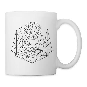 Landscape Polygon - Mug - white - Right