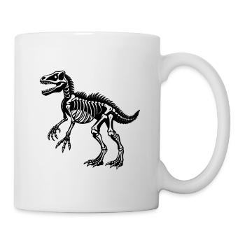 Dinosaur skeleton - Mug - white - Right
