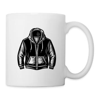 Hooded Sweatshirt - Mug - white - Right