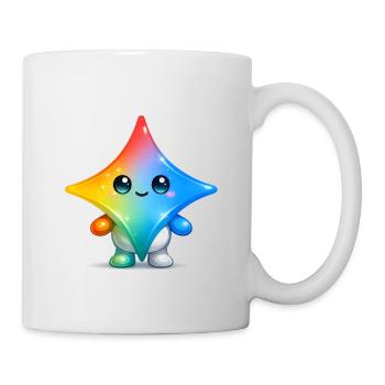 Cute Gemini Star Mascot Sticker - Mug - white - Right