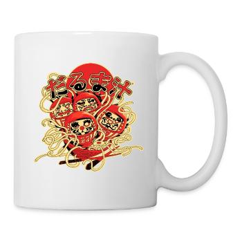 Daruma en soupe - Mug blanc - blanc - Droite