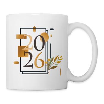 mein Jahr 2026 - Tasse - Weiß - Rechts