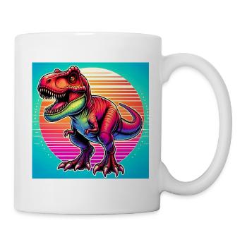 Dinosaurier - Tasse - Weiß - Rechts