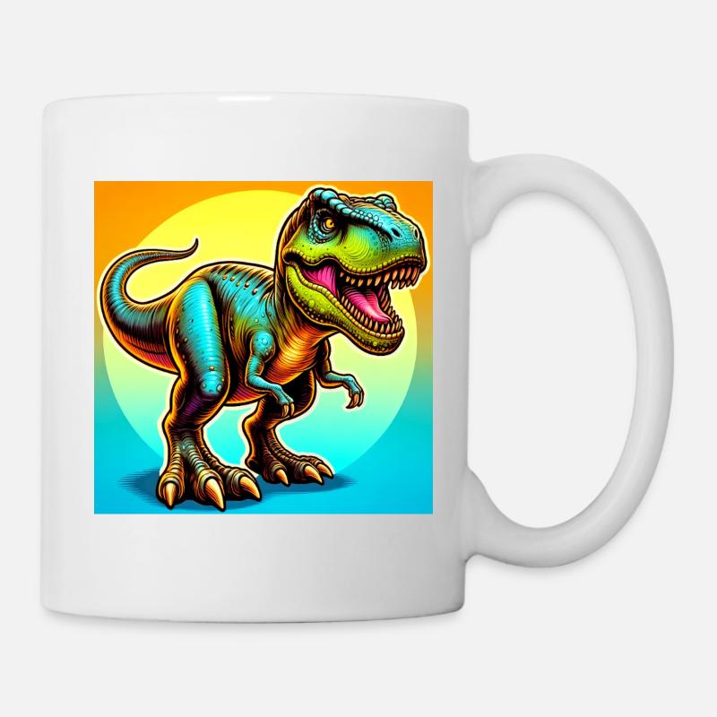 Dinosaurier - Tasse - Weiß