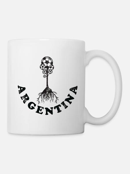 Argentina Fussball - Tasse - Weiß