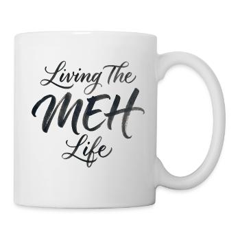 Sarcasme – Profiter pleinement de la vie – L - Mug blanc - blanc - Droite