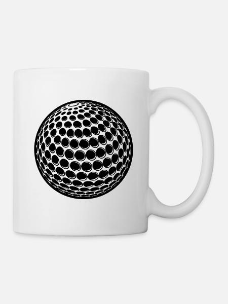 Golfball - Tasse - Weiß