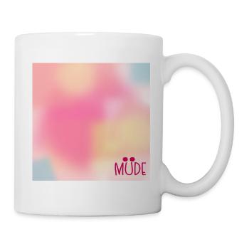 Himmel Stimmung Müde - Tasse - Weiß - Rechts