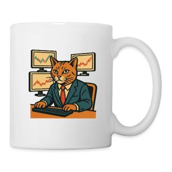 Buy The Dip Nap The Rip Funny Cat Purse Shirt - Mug - white - Right