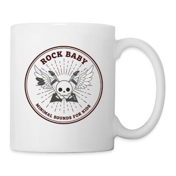 Skull Hipster Circle - Mug - white - Right