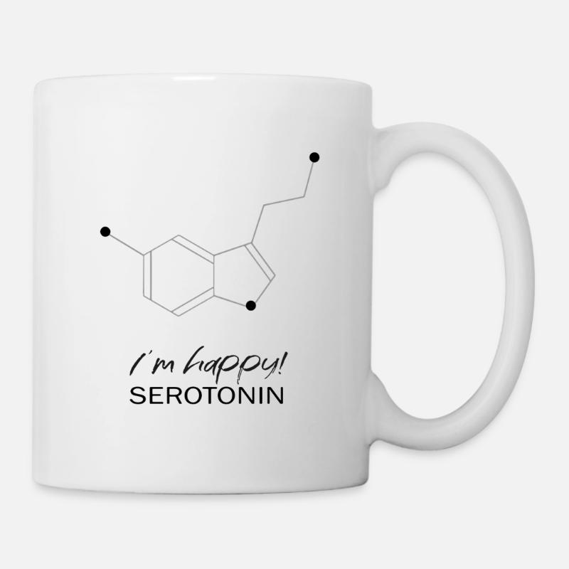 Ich bin glücklich - Tasse - Weiß