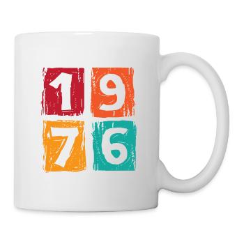Vintage 1976 - Tasse - Weiß - Rechts