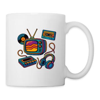 Design rétro vintage classique - Mug blanc - blanc - Droite