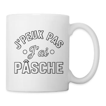 Cadeau homme T shirt homme j'peux pas j'ai pêche - Mug blanc - blanc - Droite