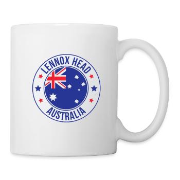 Lennox Head Australia Badge - Mug - white - Right