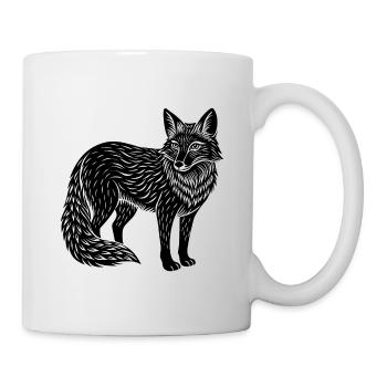 Renard - Mug blanc - blanc - Droite
