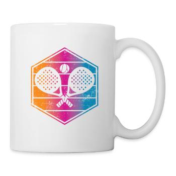 Padel Sport Vintage - Mug blanc - blanc - Droite