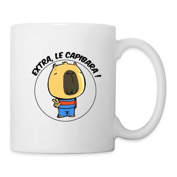 Extra, le capibara - Mug blanc - blanc - Droite