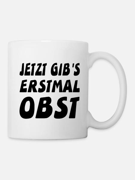 Obst - Tasse - Weiß