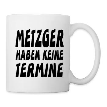 Metzger - Tasse - Weiß - Rechts