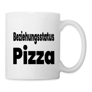 Pizza - Tasse - Weiß - Rechts