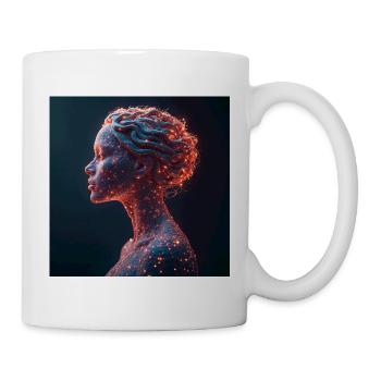 femme_art_fantastique - Mug blanc - blanc - Droite