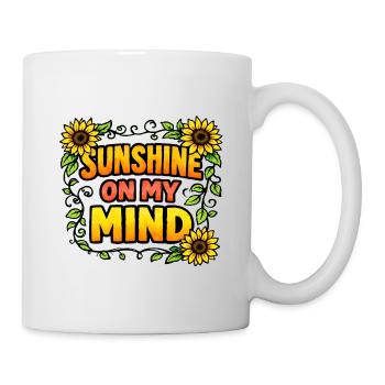 Sunshine on My Mind - Mug blanc - blanc - Droite