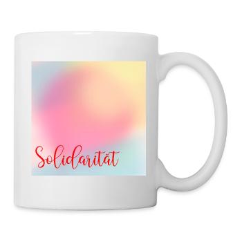 Werte Solidarität - Tasse - Weiß - Rechts